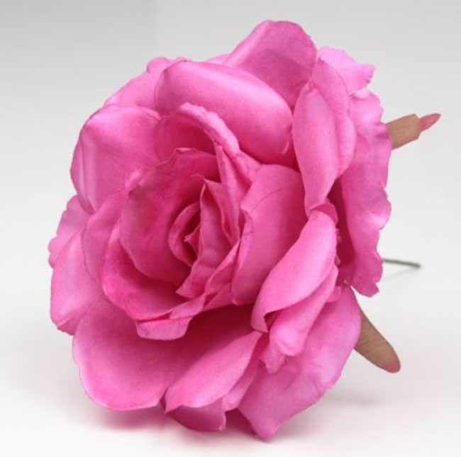 Petite rose de Cadix. 10cm. Fuchsia. RS73